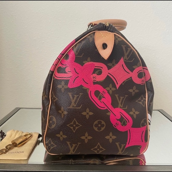Louis Vuitton monogram Bay 30 speedy - Picture 4 of 15